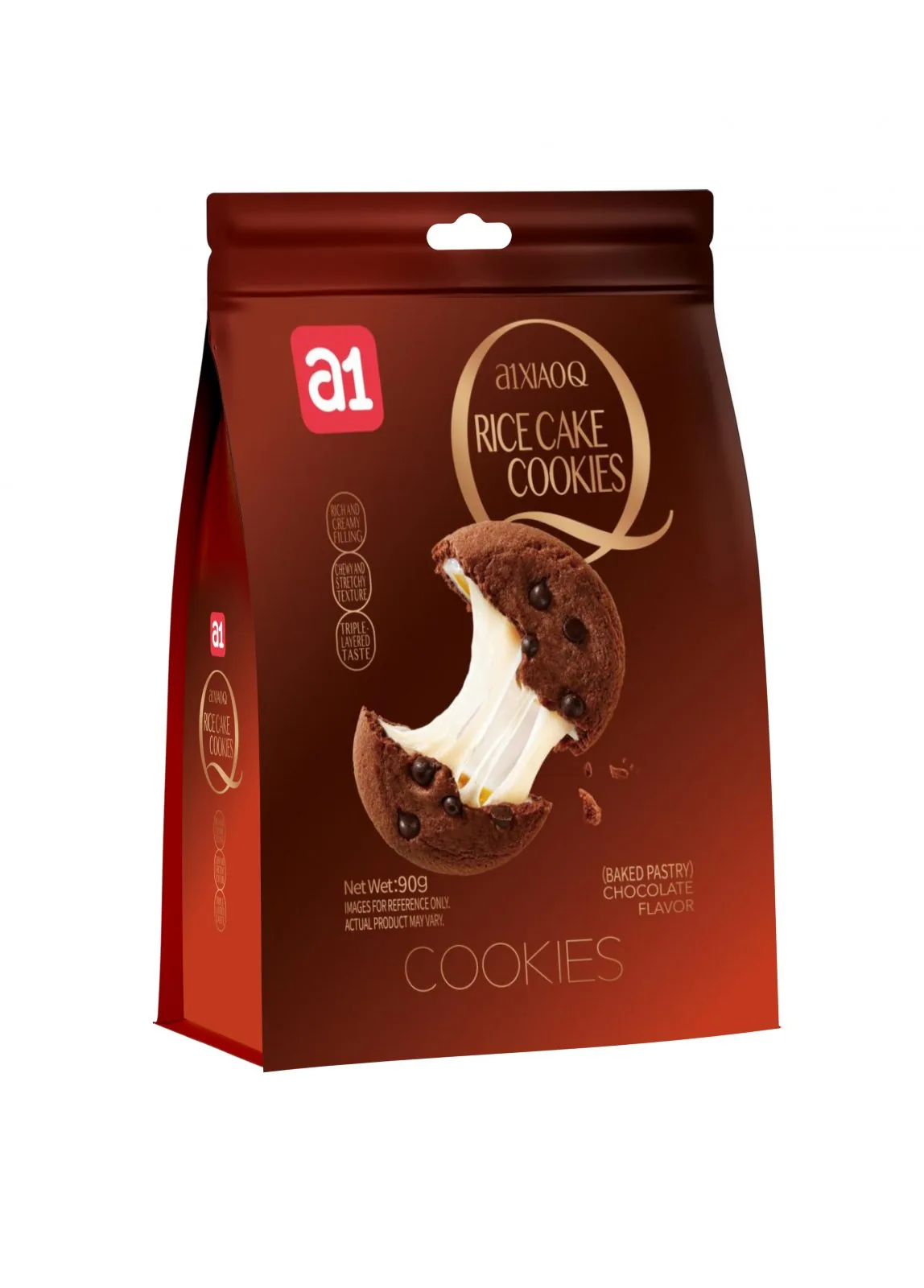 a1 Biscuit de Gâteau de Riz, Saveur Chocolat