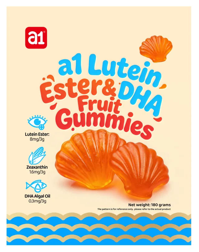 a1 Gummies aux Fruits, Ester de Lutéine et DHA