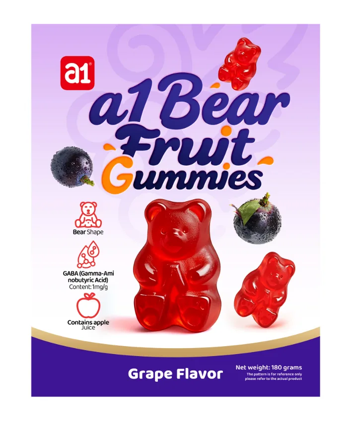 a1 Gummies aux Fruits en Forme d'Ours