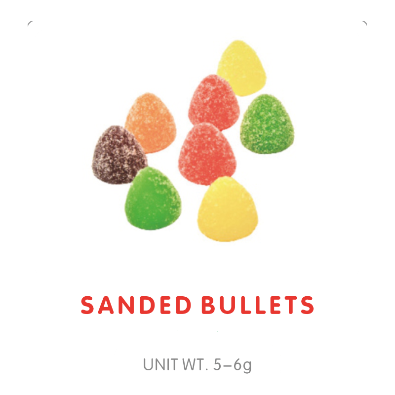 Bonbon Gummy Balle Enrobée de Sucre