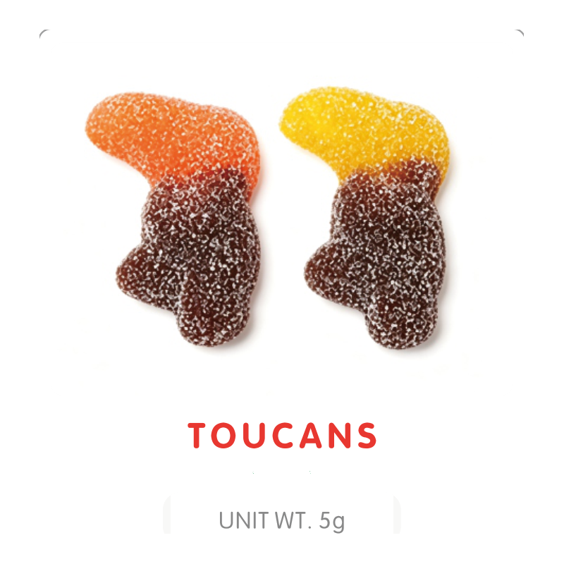 Bonbon Gummy en Forme de Toucan
