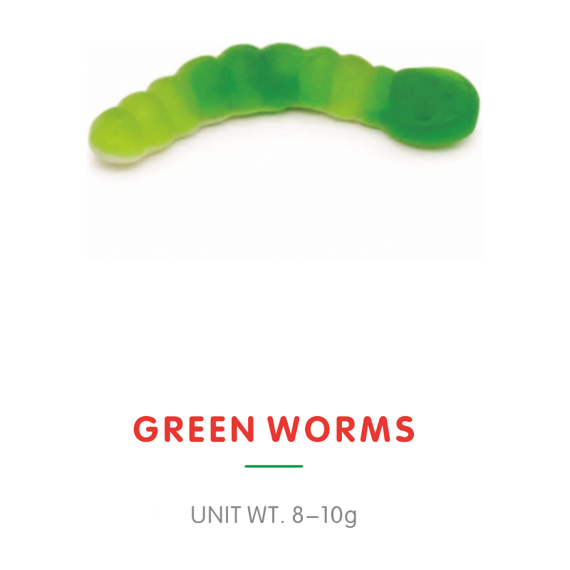 Bonbon Gummy Ver Vert