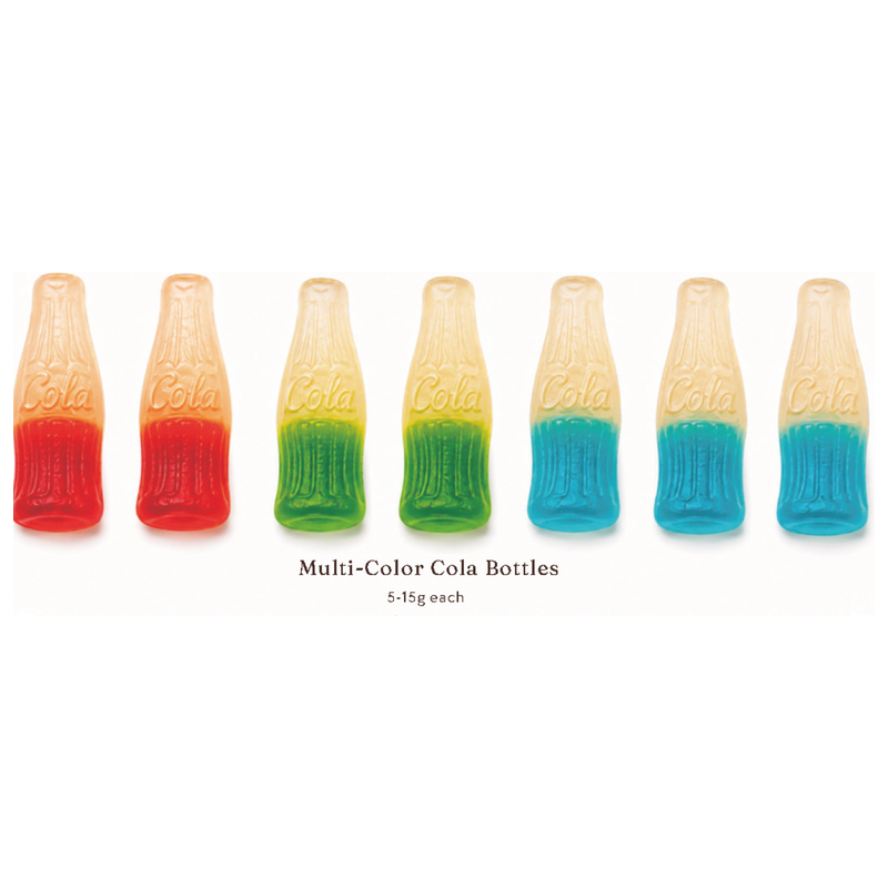 Bonbon Gummy Bouteilles Cola Multicolores