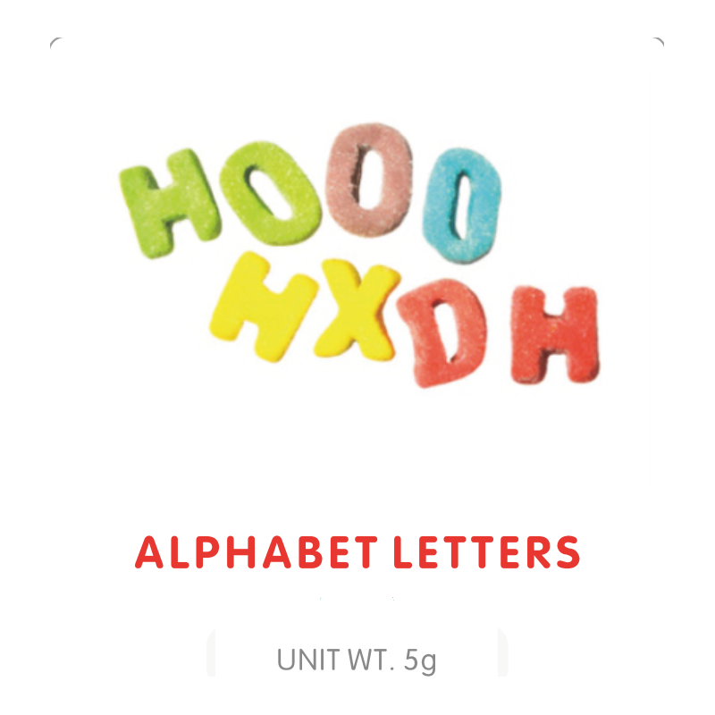 Bonbon Gummy Lettres de l'Alphabet