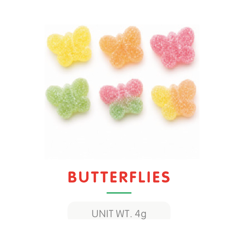 Bonbon Gummy Papillon de Pâques