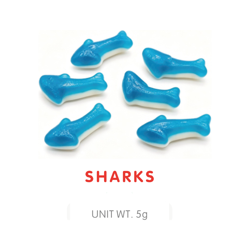 Bonbon Gummy en Forme de Requin