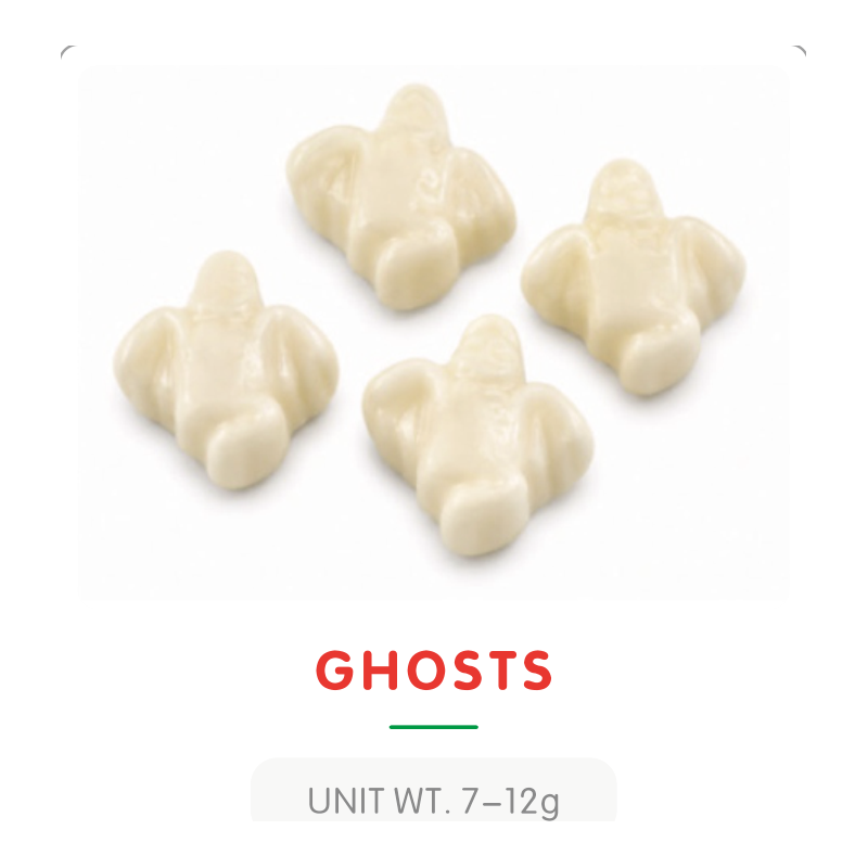 Bonbon Gummy en Forme de Fantôme