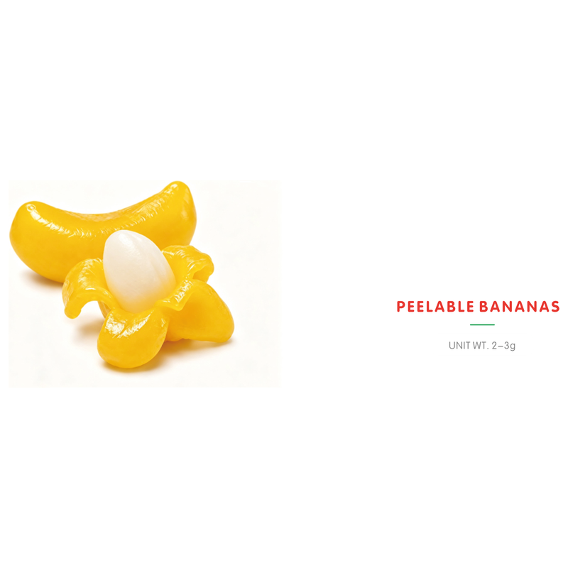 Bonbon Gummy Pelable Banane