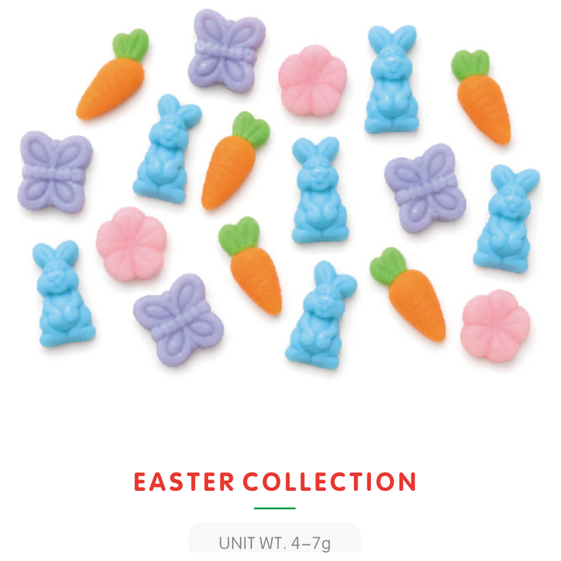 Collection de Bonbons Gummy de Pâques