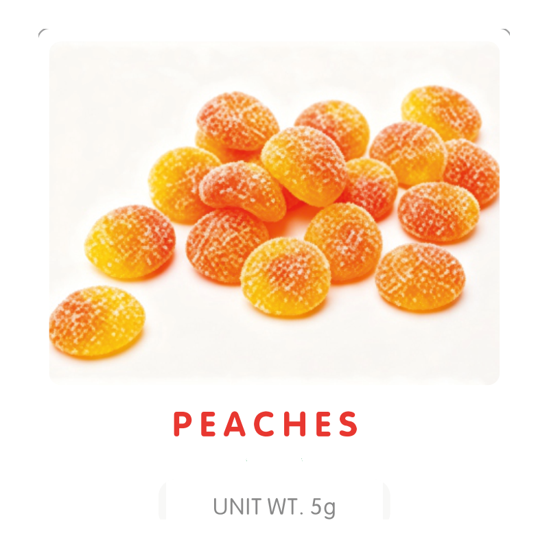 Bonbon Gummy en Forme de Pêche