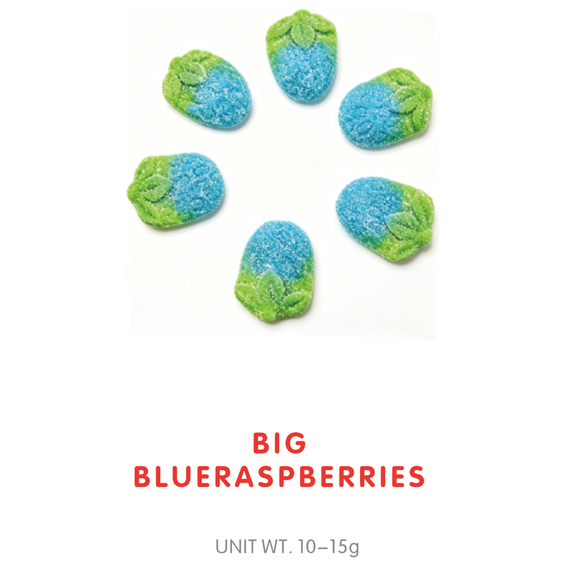 Bonbon Gummy Grand Framboise Bleue