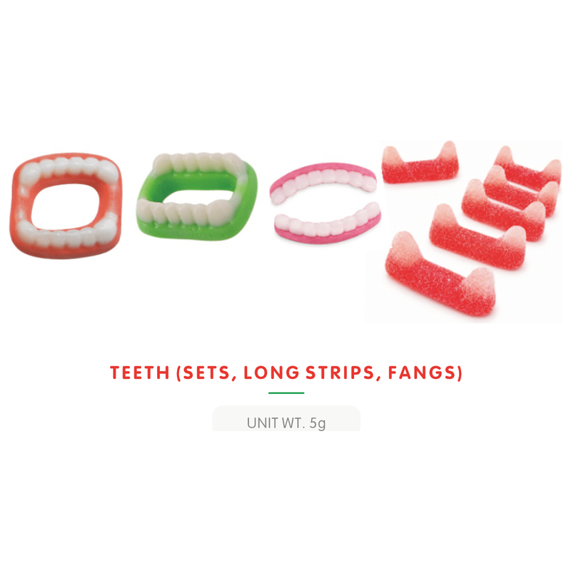 Ensemble de Bonbons Gummy Dents