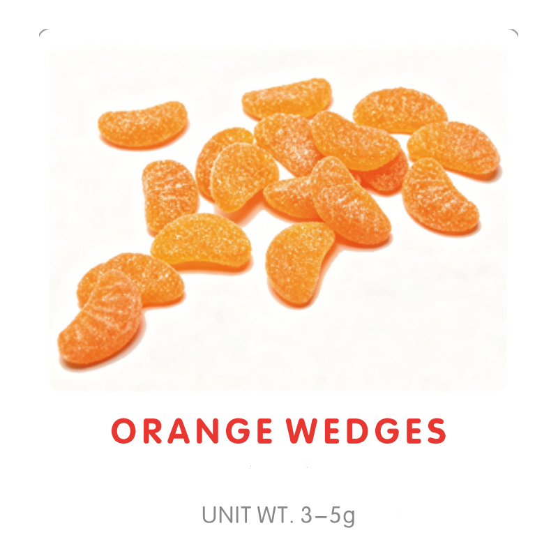 Bonbon Gummy Quartiers d'Orange