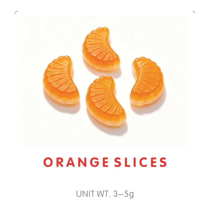Bonbon Gummy Tranches d'Orange