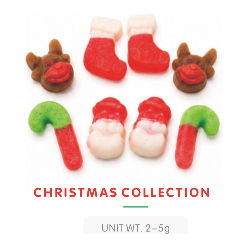 Collection de Bonbons Gummy de Noël