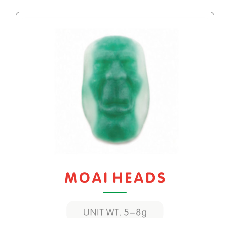 Bonbon Gummy Tête Moai
