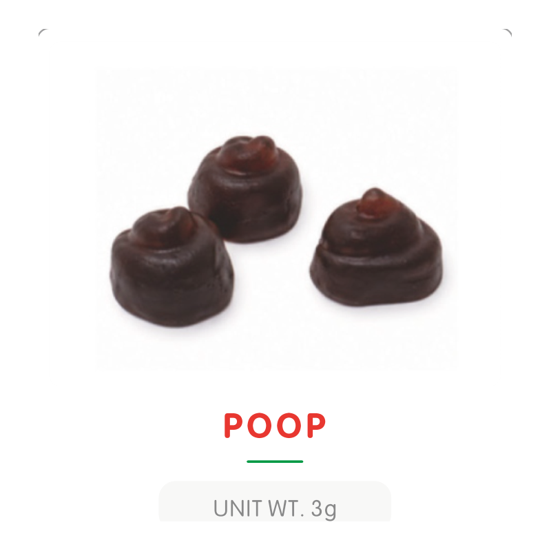 Bonbon Gummy Emoji Caca