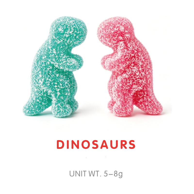 Bonbon Gummy en Forme de Dinosaure