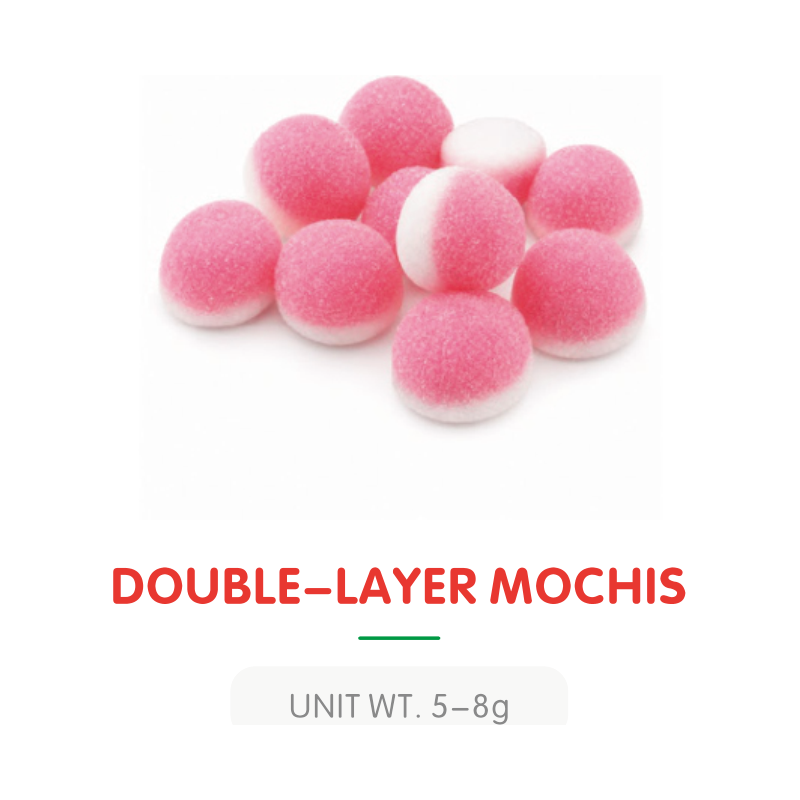 Bonbon Gummy Mochi Double Couche