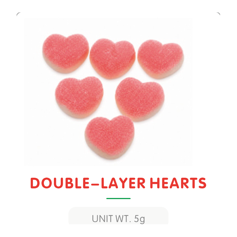 Bonbon Gummy Cœur Double Couche R
