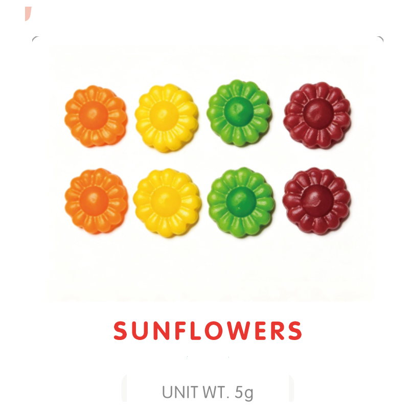 Bonbon Gummy Tournesol