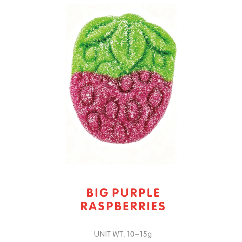 Bonbon Gummy Grand Framboise Violette