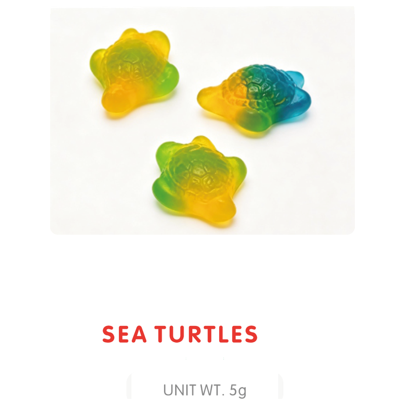 Bonbon Gummy Tortue de Mer
