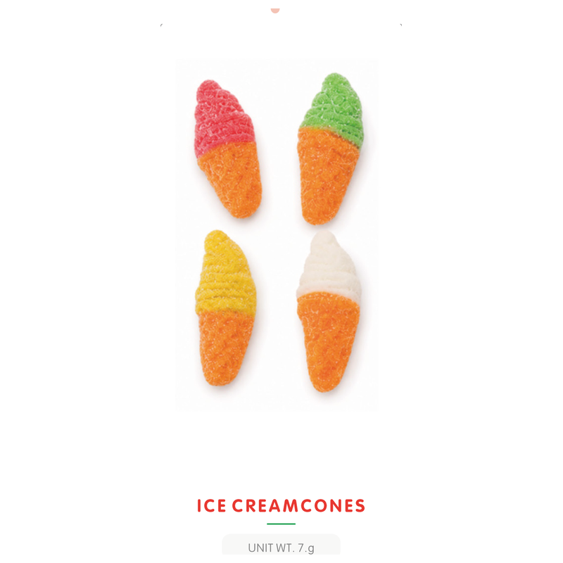 Bonbon Gummy Cornet de Glace
