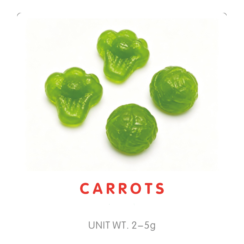 Bonbon Gummy Mini Carotte