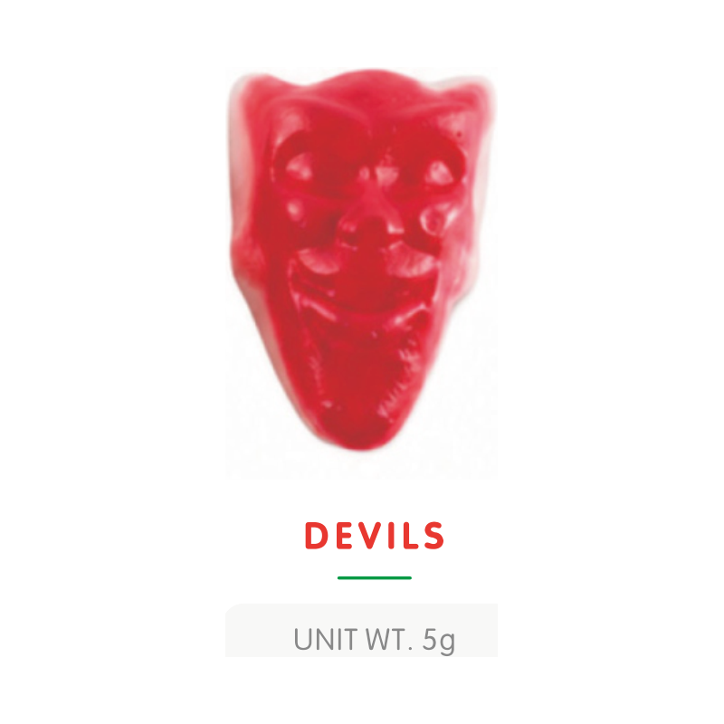 Bonbon Gummy Diable d'Halloween