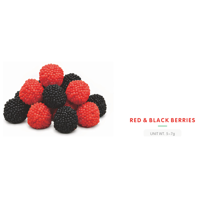 Bonbon Gummy Baies Rouges et Noires