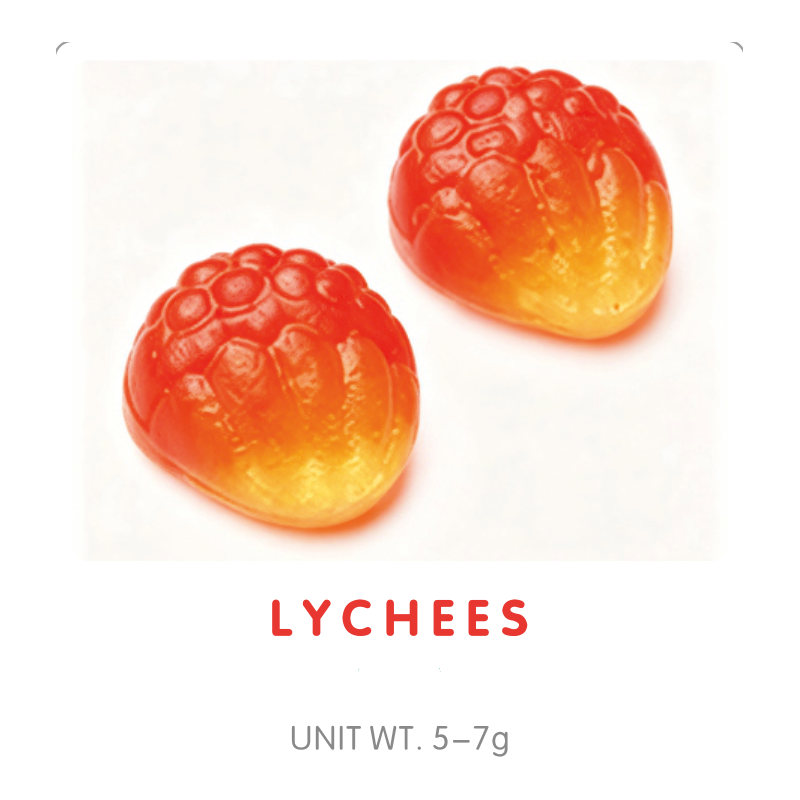 Bonbon Gummy en Forme de Litchi