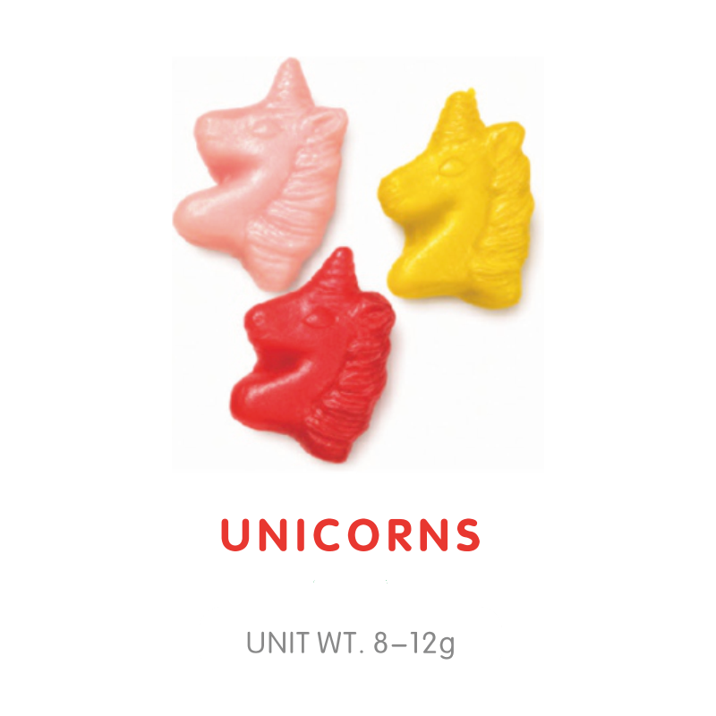 Bonbon Gummy en Forme de Licorne