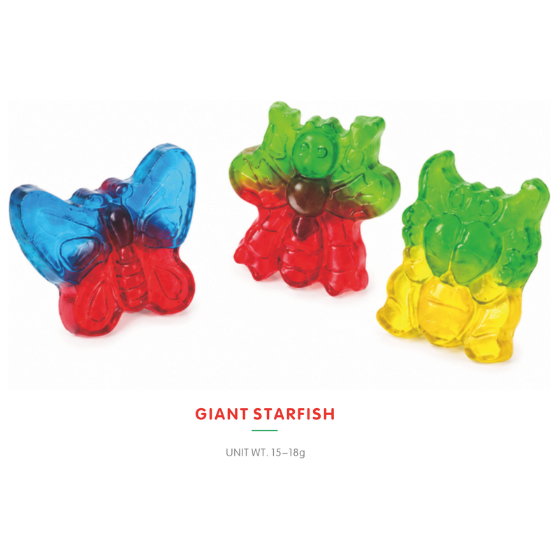 Bonbon Gummy Géant Papillon Étoile de Mer