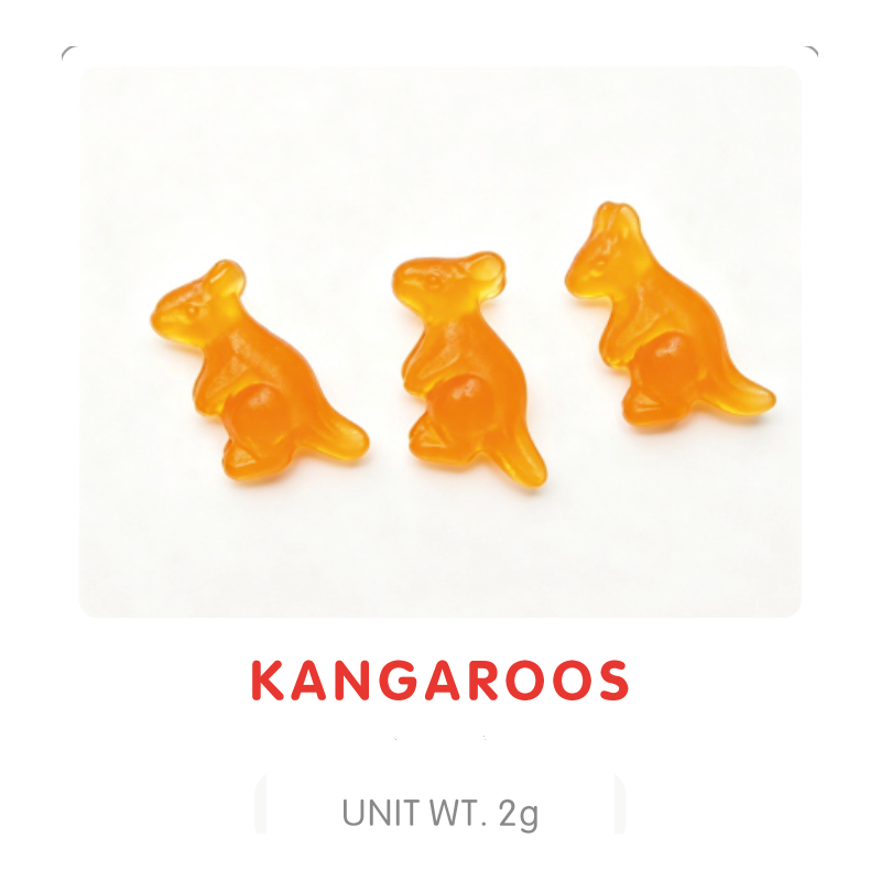 Bonbon Gummy en Forme de Kangourou