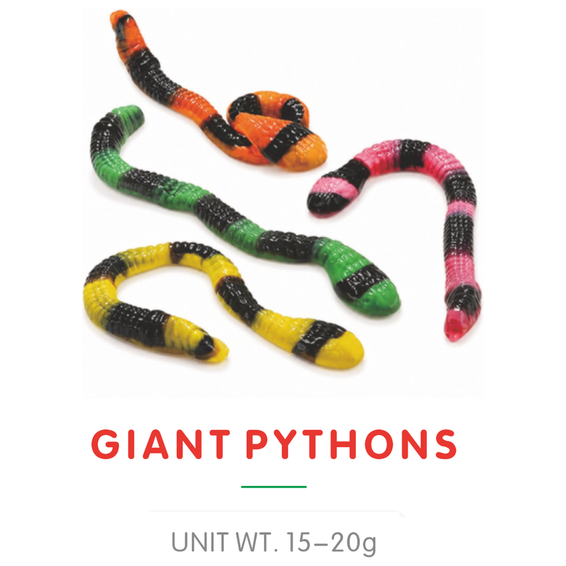 Bonbon Gummy Géant Python