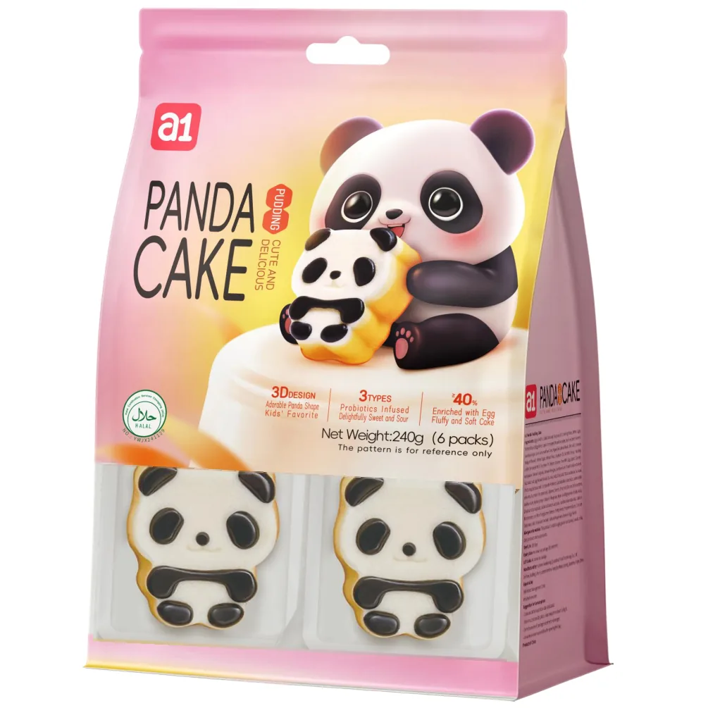 Emballage anglais du gâteau pudding panda a1 240 g